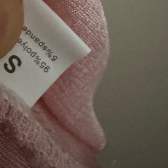 Light Pink Ruched One Shoulder Going Out Top - Picture 7 of 7